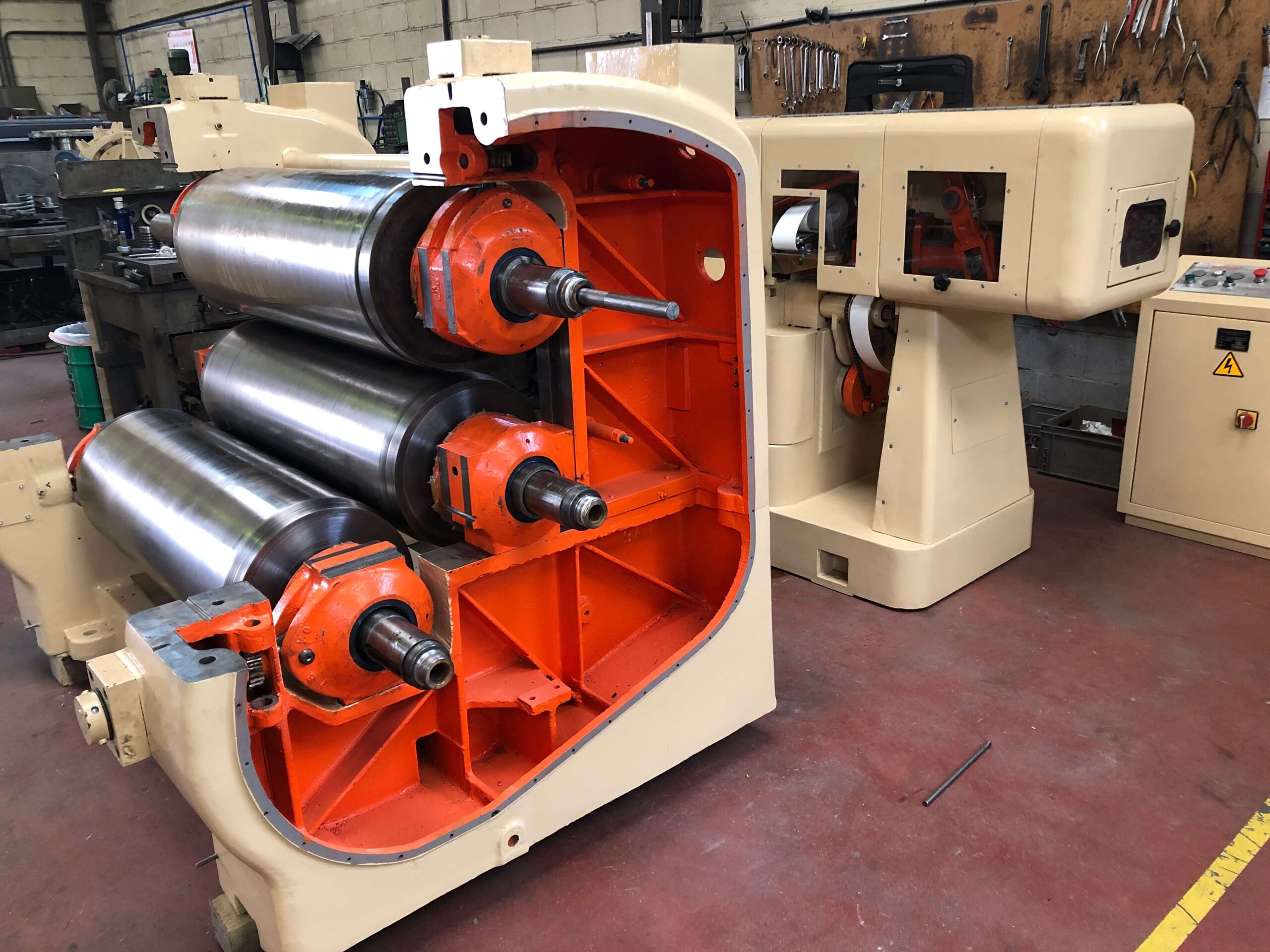 Proceso de reacondicionamiento - Laminadora para jabón sólido RM-300/3 - Inicio del proceso