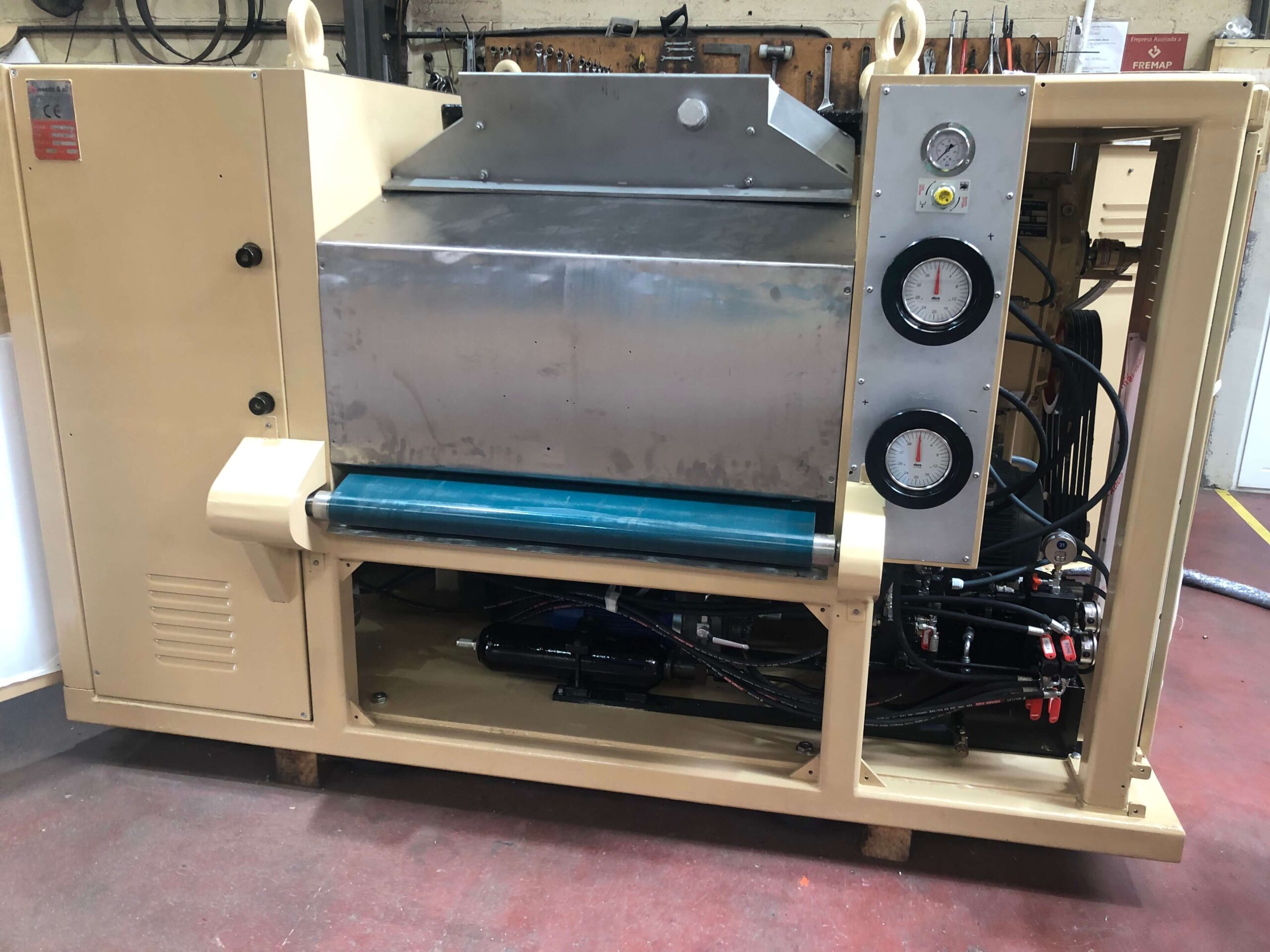 Laminadora BRM-3-320-800 Binacchi - Proceso de reacondicionamiento - Etapa final