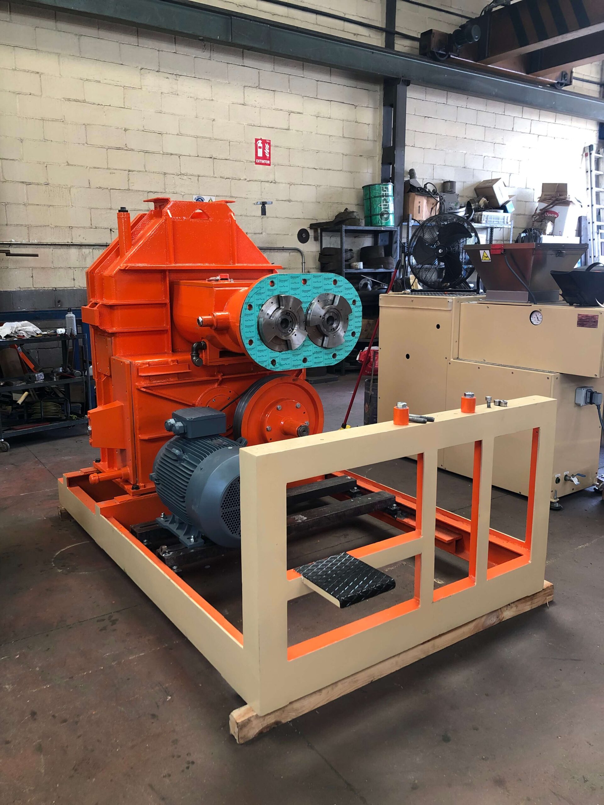 Compresora simplex B-250 - Mazzoni - Proceso de reacondicionamiento - Etapa inicial