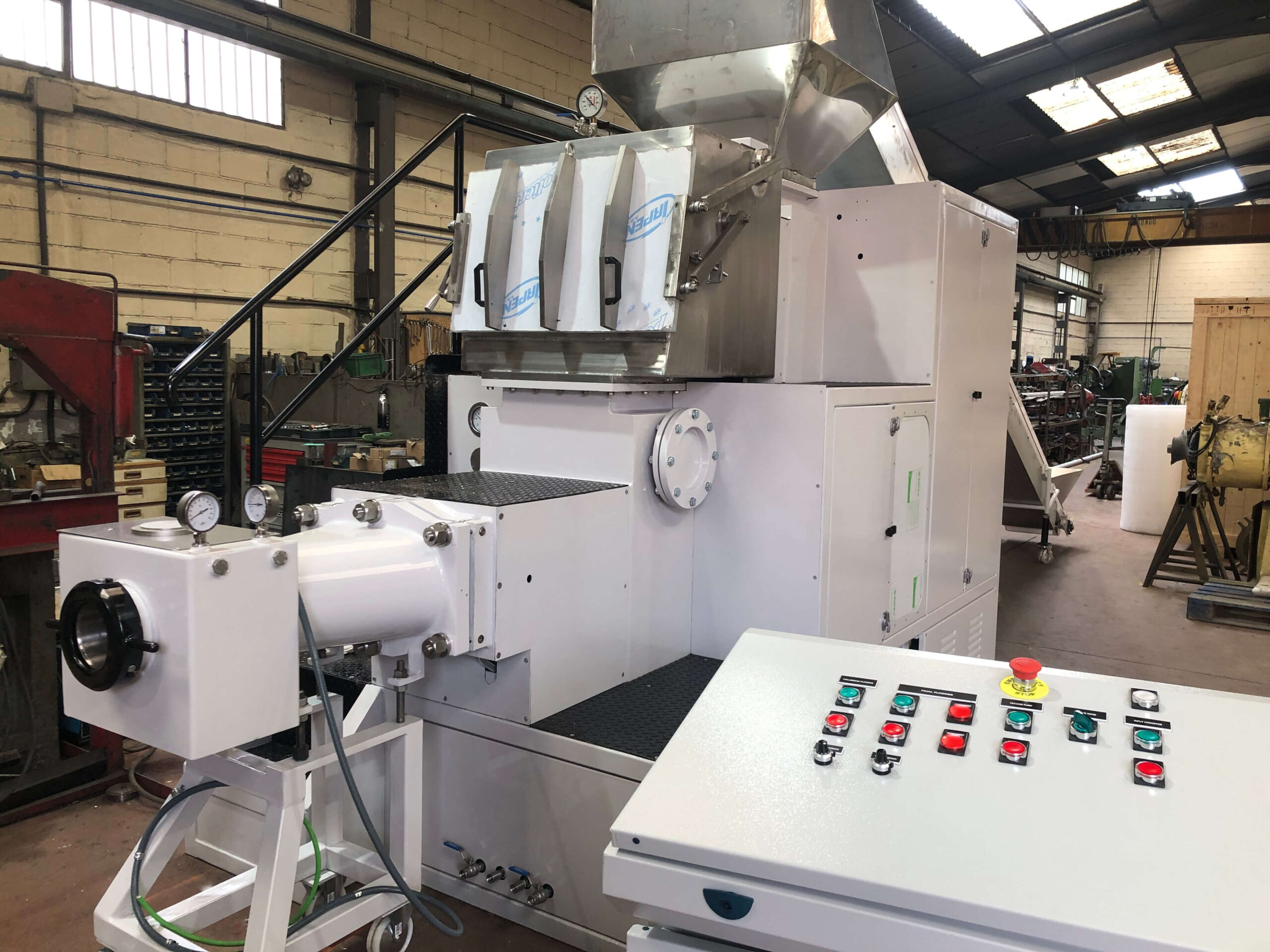 Compresora Duplex Bajo Vacío B-200 - Binacchi - Proceso de reacondicionamiento - Etapa final