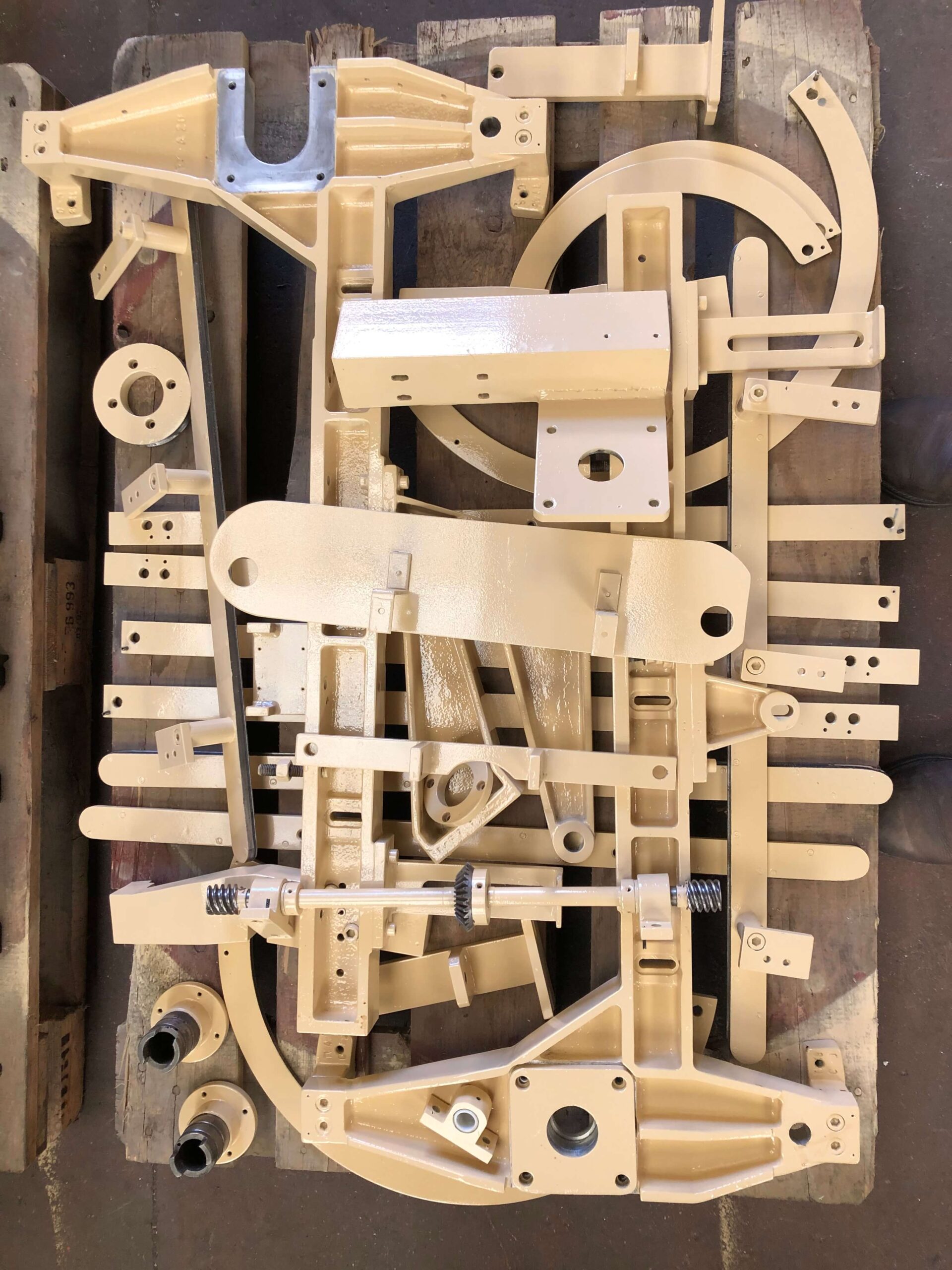 Cortadora TVA - Mazzoni - Proceso de reacondicionamiento - Etapa inicial