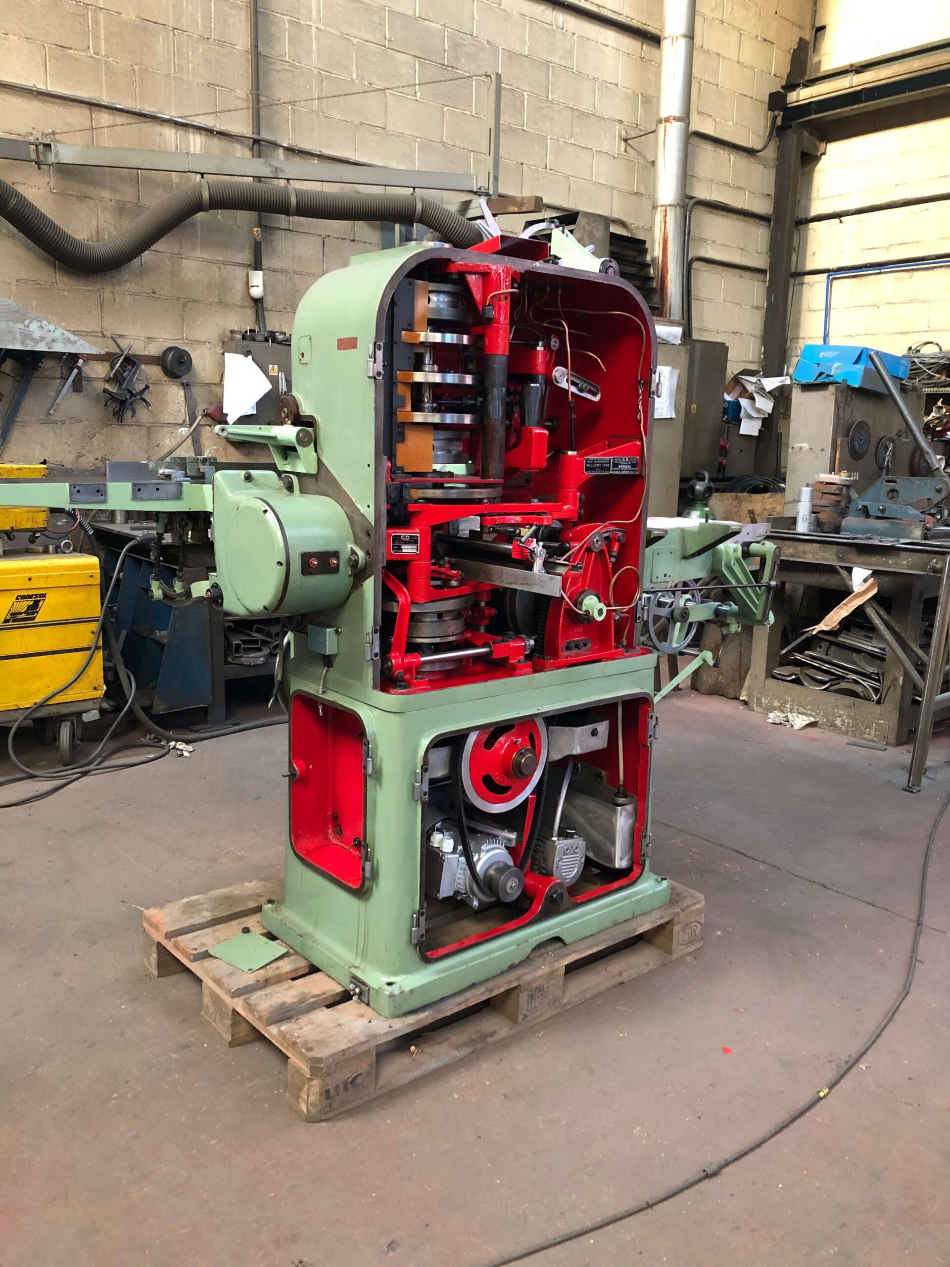 Envolvedora GD-4000S - Proceso de reacondicionamiento - Etapa inicial