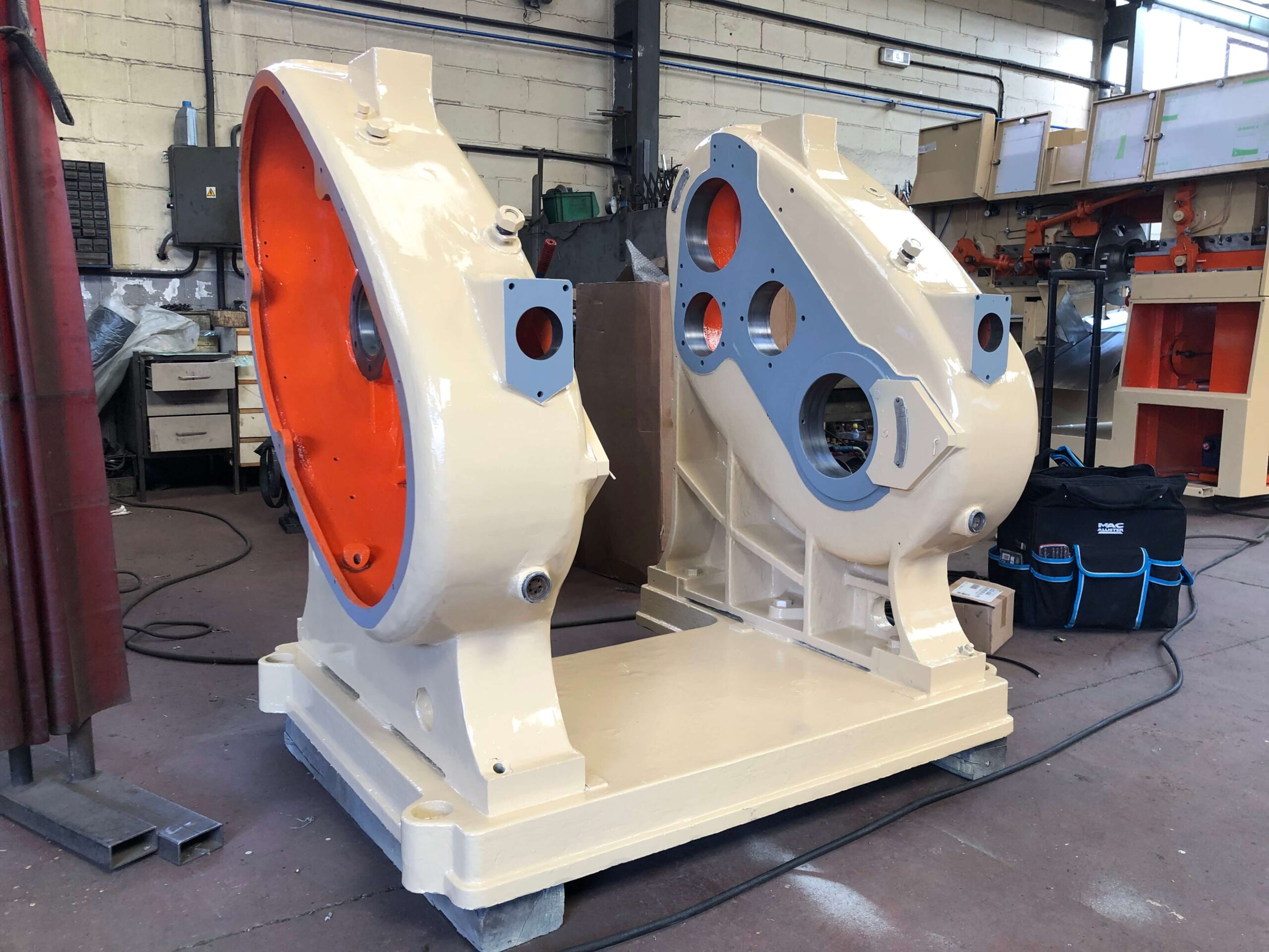 Laminadora RM-300/3 - Heida - Proceso de reacondicionamiento - Etapa inicial